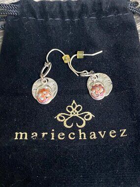 Marie Chavez Sterling Silver dangle earrings Copper OHM Design
